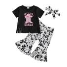 Macacão Clothes Babieshouse Western Baby Girl com calças Flare