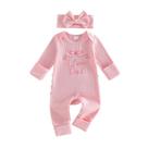 Macacão Clothes PUHHAPIEY Daddys Girl Newborn Romper 3-6M rosa