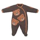 Macacão Compact Fleece Bebê Menino Inverno Caco Upi Uli -