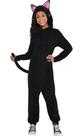 Macacão Costume Party City Black Cat para meninas tamanho L
