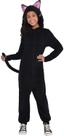Macacão Costume Party City Black Cat para meninas tamanho S