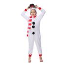 macacão Costume Rabtero Snowman para crianças de 8 a 10 anos