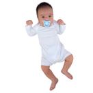 Macacão Curto Bebê Manga Longa Romper Proteção Solar Uv50+ Macacão Curto Bebê Manga Longa Romper Proteção Solar Uv50+