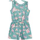 Macacão Curto Estampado Infantil Menina Carinhoso Ref. 88948 Macacão Curto Estampado Infantil Menina Carinhoso Ref. 88948