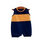 Macacão Curto Regata Verão para Bebê Menino Tieloy Baby 01 Peça