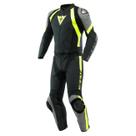 Macacão Dainese Avro 4 Preto Cinza Amarelo 2 Peças Macacão Dainese Avro 4 Preto Cinza Amarelo 2 Peças