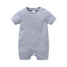 Macacão De Algodão Branco E Preto Para Bebês Meninos E Meninas, Manga Curta, Roupas De Verão Para Macacão De Algodão Branco E Preto Para Bebês Meninos E Meninas, Manga Curta, Roupas De Verão Para