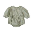 Macacão De Algodão Para Bebê Menina Estilo Coreano Com Bordado E Estampa, Roupa Doce Para Macacão De Algodão Para Bebê Menina Estilo Coreano Com Bordado E Estampa, Roupa Doce Para