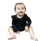 Macacão de Bebê com Proteção UV Liz - Preto
