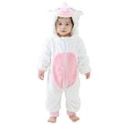 Macacão de Bebê Infantil Frio Inverno Unicórnio Branco COD.000288