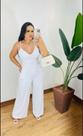Macacão de calça branco
