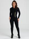 Macacão De Ciclismo Feminino Longo Preto Golden Savancini (2502)