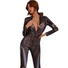 Macacão de cosplay JIHUAPM Superhero Anime Lingerie