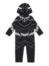Macacão de cosplay Marvel Black Panther Infant Boys com zíper Macacão de cosplay Marvel Black Panther Infant Boys com zíper