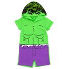 Macacão de cosplay para meninos Marvel Avengers Hulk, multicolorido (6)