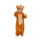 Macacão De Flanela Com Capuz Para Meninos Pequenos, Fantasia De Macaco, Leão E Capivara, Pijama