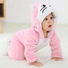 Macacão de Frio Inverno Pijama Infantil de Bebê Urso Ursinho Gatinha Rosa