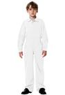 Macacão de Halloween AOBUTE Michael Overalls branco 11-12 anos