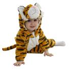Macacão de Halloween Costume QZERPLAY Tiger unissex para crianças de 12 a 36 meses Macacão de Halloween Costume QZERPLAY Tiger unissex para crianças de 12 a 36 meses