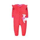 Macacão de Lã para Bebê Recém-Nascido (0-12 Meses) - Pijamas de Inverno com Zíper