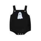 Macacão de peça única JLKGICF Halloween Ghost Black 3-6 meses