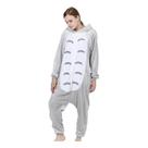 Macacão de pijama Kigurumi Stitch Blue Cosplay Plush para adultos