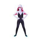 Macacão de Super-heroína Roxo para Meninas - Fantasia Cosplay de Halloween com Capa