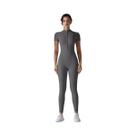 Macacão De Yoga Feminino De Secagem Rápida E Respirável, Ajuste Justo, Com Zíper Discreto E Manga Macacão De Yoga Feminino De Secagem Rápida E Respirável, Ajuste Justo, Com Zíper Discreto E Manga