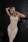 Macacão elegance sem costura nude exclusivo