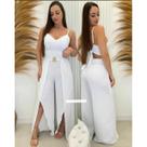 Macacão Elegante Longo Feminino Tamanho Único Macacão Elegante Longo Feminino Tamanho Único