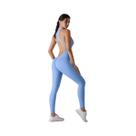 Macacão Esportivo Feminino Com Controle De Abdômen E Efeito Levanta Bumbum Para Yoga, Fitness E
