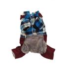 Macacão Estilo Jeans Pet Cachorro Roupa Poliéster Cão Gato M Macacão Estilo Jeans Pet Cachorro Roupa Poliéster Cão Gato M