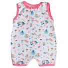 Macacão Estilo Romper em Algodão Meninas Estampa Sereia Macacão Estilo Romper em Algodão Meninas Estampa Sereia