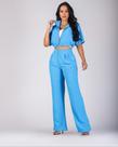 macacao feminino azul lindo