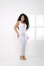 Macacão feminino collor laycra branco