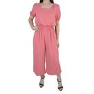 Macacão Feminino Jumaniy Pantacourt Rosa - J2208