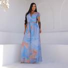 Macacão Feminino Manga Curta Elegante Forrada Soltinho Moda Gringa Festa Passeio Macacão Feminino Manga Curta Elegante Forrada Soltinho Moda Gringa Festa Passeio