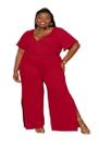 Macacão Feminino Pantalona Secret Glam Plus Size Macacão Feminino Pantalona Secret Glam Plus Size