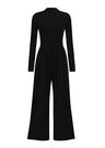 Macacão Feminino PRETTYGARDEN Manga Longa Gola Alta Preto XL