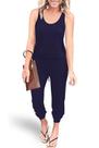Macacão Feminino PRETTYGARDEN Regata Azul Marinho G