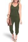 Macacão Feminino PRETTYGARDEN Regata Casual Macacão Curto XL