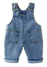 Macacão feminino SEAUR Baby Denim Romper 2-3T, roupa casual
