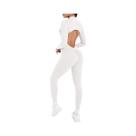 Macacão Feminino Sem Costas Com Zíper E Manga Longa, Conjunto De Roupas De Yoga De Alta Resistência Macacão Feminino Sem Costas Com Zíper E Manga Longa, Conjunto De Roupas De Yoga De Alta Resistência
