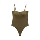 Macacão Feminino Sexy Com Alças Finas E Ajuste Slim Para Praia, Macacão Zevity 2025 LS9043