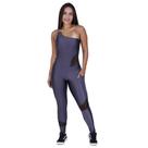 Macacão Fitness Cirre 3D Recortes Tela Bolso Uma Lateral Macacão Fitness Cirre 3D Recortes Tela Bolso Uma Lateral