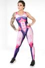 Macacão Fitness Dynamite Robo Rose