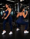 Macacão Fitness Modelador Alça Fina Academia Treino Esporte Casual Macacão Fitness Modelador Alça Fina Academia Treino Esporte Casual