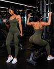 Macacão Fitness Modelador Alça Fina Academia Treino Esporte Casual