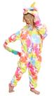 Macacão infantil Costume NewPlush Animal Coloful Cloud Unicorn de 8 a 10 anos