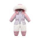 Macacão Infantil De Inverno Quente E Impermeável Com Capuz Para Esqui, Jaqueta Grossa Para Bebês,